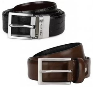 Park Avenue Men Genuine Leather Belts - Minimum 60% off