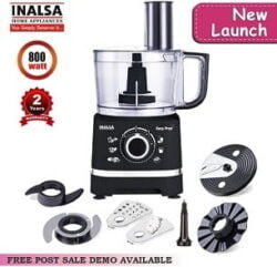 Inalsa Food Processor Easy Prep 800W for Rs.4351 – Amazon