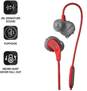 JBL Endurance Run Sweat-Proof Sports in-Ear Headphones with One-Button Remote and Microphone