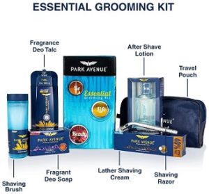Park Avenue Essential Grooming Kit (Combo of 6 + Travel Pouch) for Rs.322 – Amazon