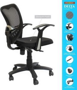 SAVYA HOME Apex Chairs Delta MB Umbrella Base Office Chair for Rs.2499 – Amazon