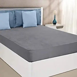 Solimo Water Resistant Cotton Mattress Protector 78"x72"