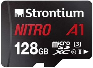 Strontium Nitro A1 128GB Micro SDXC Memory Card 100MB/s Class 10 for Rs.1,079 – Amazon