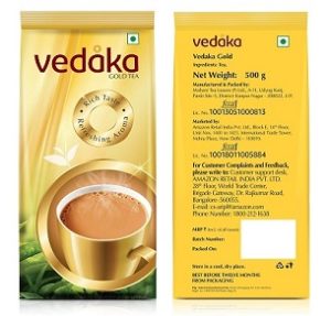 Vedaka Tea Gold Pouch 500 g for Rs.175 – Amazon