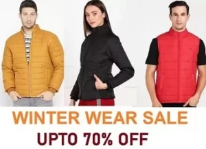 Flipkart Winter Sale : Up to 80% Off on Winter Wear & more