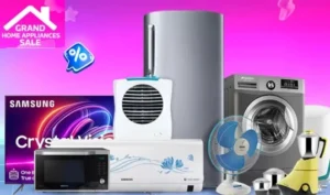 Flipkart Grand Home Appliances Sale: Up to 80% off + 10% Off on HDFC Cards and CITI Bank Card  + No Extra Cost EMI (27th May -31st May)