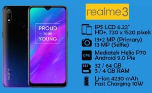 Realme 3 Mobile: Get 10% Extra Off on Pre-paid Order (Valid till 18th Nov)