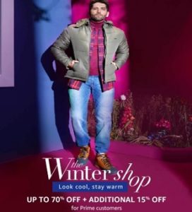 Men’s Winter Wear up to 70% Off @ Amazon