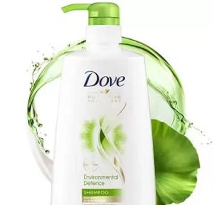 Dove Environmental Defence Shampoo 650 ml worth Rs.480 for Rs.288 – Amazon