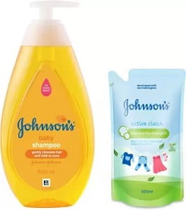 Johnson’s Baby Shampoo & Laundry Detergent (500ml each) for Rs.325