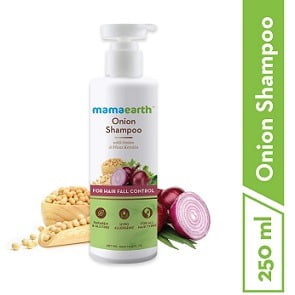 Mamaearth Onion Hair Fall Shampoo with Onion Oil & Plant Keratin