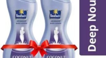 Parachute Advanced Body Lotion Deep Nourish (250 ml X 2) for Rs.202 – Amazon