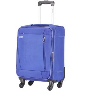 Safari Savage 77 Cms Polyester 4 wheels Soft Trolly Suitcase Rs.3232 – Amazon