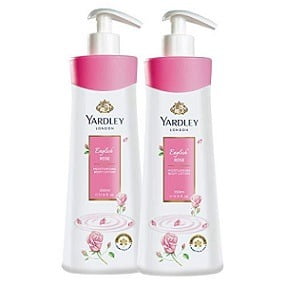 Yardley London English Rose Hand and Body Lotion, 350ml (Pack of 2)
