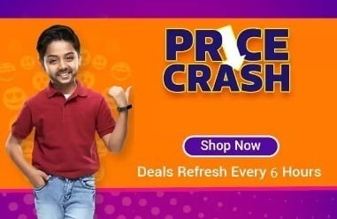 Flipkart Price Crash Deals: Upto 80% off + 10% off with SBI Credit Card