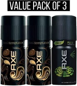 AXE Dark Temptation Deo 150ml x 3 for Rs.387 @ Amazon
