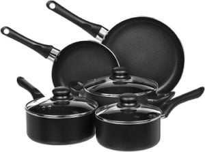 AmazonBasics 8-Piece Non-Stick Cookware Set for Rs.2599 – Amazon