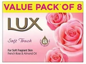 LUX Soft Touch French Rose and Almond Oil Soap Bar (8 x 150 g) for Rs.242 – Flipkart