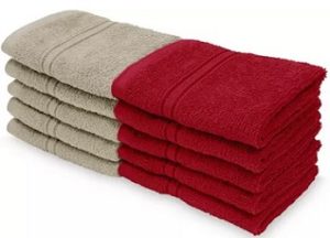 Swiss Republic Cotton 460 GSM Face Towel Pack of 10