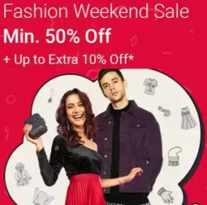 Amazon Fashion Weekend Sale: Min 50% off on Fashion Styles