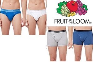 Fruit of the Loom Men’s Innerwear up to 50% off + Extra Discount @ Amazon