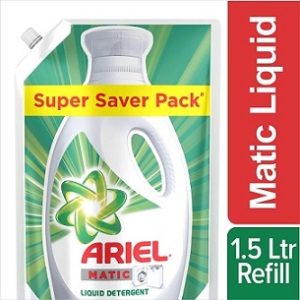 Ariel Matic Liquid Detergent 1.5 Litre for Rs.246 – Amazon
