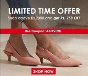 Bata Footwear – Shop above Rs.2000 Get Rs.750 Off @ Bata