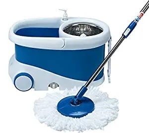 Gala Jet Spin mop with stainless steel wringer, 2 refills for Rs.1799 – Amazon