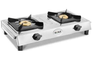 Ideale Unite 2 Burner Stainless Steel Manual Gas Stove