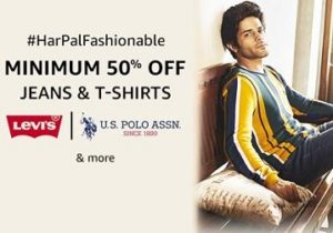 Men’s Jeans & T-Shirts – Min 50% Off @ Amazon
