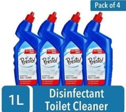 Presto! Toilet Cleaner (1 Ltr x 4) for Rs. 379 – Amazon