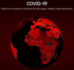 Countrywise data on COVID-19 infected people in the World