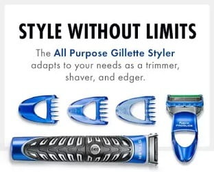 Gillette Fusion Proglide 3-in-1 Styler Trimmer for worth Rs.1840 for Rs.999 – Flipkart