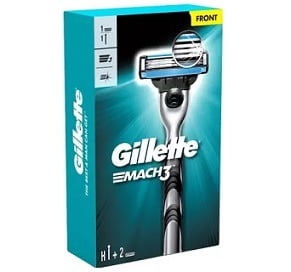 Gillette Mach 3 Manual Razor and Cartidge