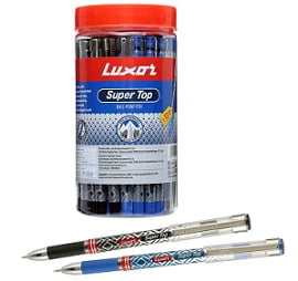 Luxor Supertop Ball Pen Assorted (40 PCS)