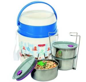 Princeware Leak Proof Insulated Tiffin Lunch Boxes 340ml
