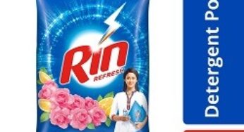 Rin Refresh Lemon & Rose Detergent Powder 4 kg worth Rs.338 for Rs.298 @ Amazon