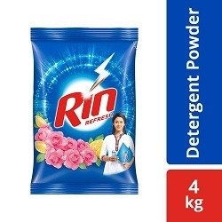 Rin Refresh Lemon & Rose Detergent Powder 4 kg