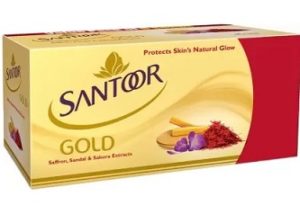 Santoor Gold Soap 6 x 125 g for Rs.182 (45% off) – Amazon