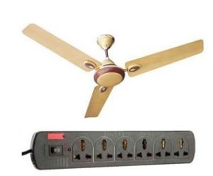 Urja Lite 70W Aluminium Ceiling Fan, 1200mm with EGK Extension Cord for Rs.919 – Moglix