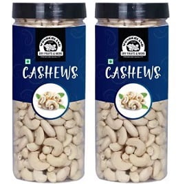 Wonderland Foods 100% Natural Premium Quality Plain Raw Cashews (2 x 500 g)