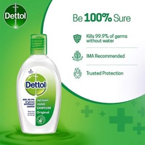 Dettol Instant Hand Sanitizer – 50 ml worth Rs.82 for Rs.25 – Amazon (Available for Limited Pin Codes)