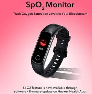 HONOR Band 5i Full Color Touchscreen, SpO2 Monitor, Music Control, Sports Modes, Sleep Monitor