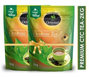 Octavius Premium Assam Kadak CTC Chai / Tea Pouch (2 kg)