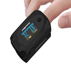 Choicemmed Shock Proof OLED Finger Tip Pulse Oximeter for Pulse blood Oxygen SPO2 & PR Measurement for Rs.1649 @ Amazon