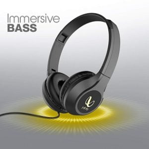 Infinity Zip 500 On-Ear Deep Bass Foldable Headphones with Mic