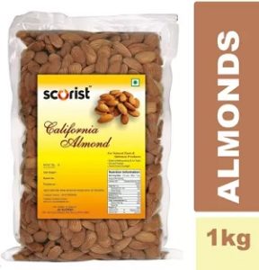 Scorist California 1kg Almonds for Rs.699 – Flipkart
