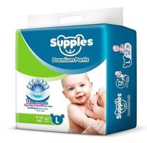 Supples Baby Pants Diapers Medium 72 Count for Rs.620 – Amazon