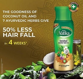 Vatika Enriched Coconut Hair Oil, 450 ml - Clinically Tested to Reduce 50% Hairfall