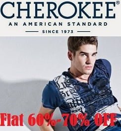 Cherokee Men’s Clothing – Flat 60% to 70% Off starts from Rs.159 @ Amazon